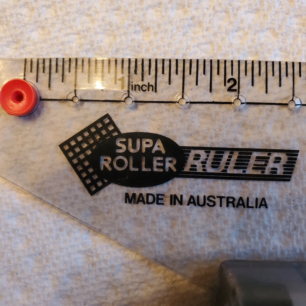 Supa Roller Ruler Vintage Made In Australia - Picture 7 of 9